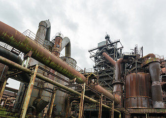 Image showing Old industry buildings at the Landschaftspark Duisburg