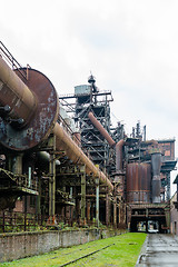 Image showing Old industry buildings at the Landschaftspark Duisburg