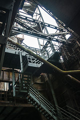 Image showing Details of old industry buildings at the Landschaftspark Duisburg