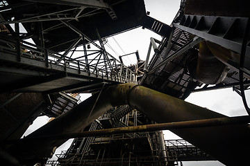 Image showing Details of old industry buildings at the Landschaftspark Duisburg