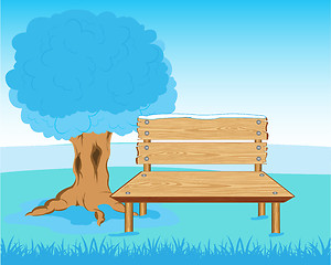 Image showing Bench in park