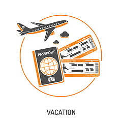 Image showing Vacation Time and Tourism Concept