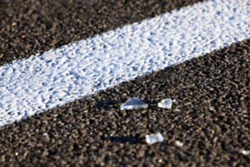 Image showing glass on the pavement