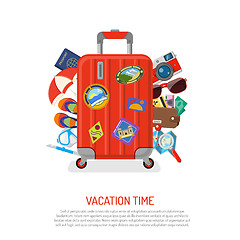 Image showing Vacation and Summer Concept