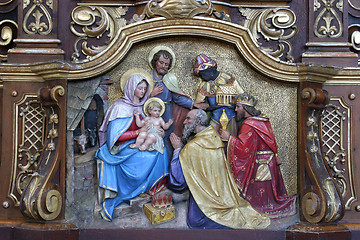 Image showing Nativity Scene, Adoration of the Magi