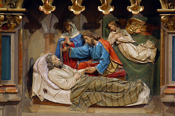 Image showing The death of st. Joseph