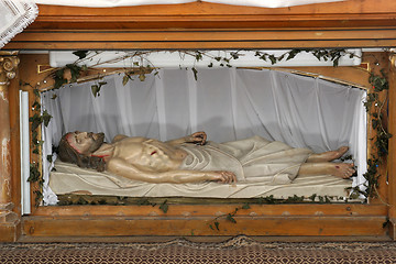 Image showing Jesus is laid in the Tomb