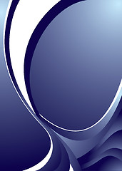 Image showing blue corner bend
