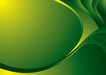 Image showing green corner bend