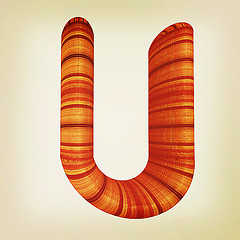 Image showing Wooden Alphabet. Letter \