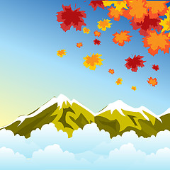 Image showing Autumn in mountain