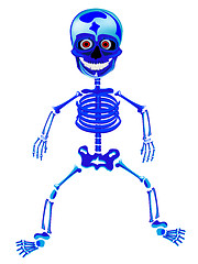 Image showing Merry skeleton of the person