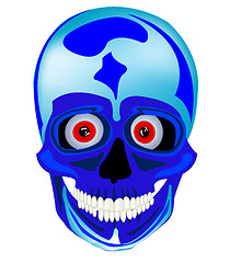 Image showing Cartoon skull of the person