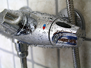 Image showing Shower details - Shower faucet