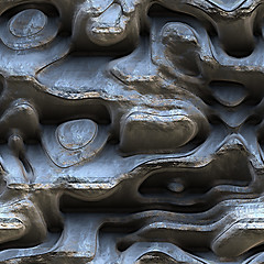 Image showing Mineral close up 3d illustration