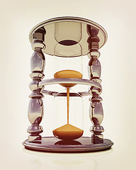 Image showing Handglass. 3D illustration. Vintage style.