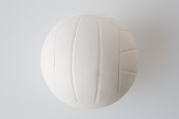 Image showing close up of volleyball ball on white