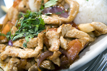 Image showing pollo saltado