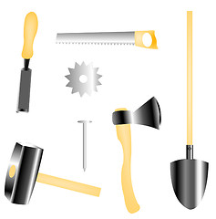 Image showing Joiner's worker tools