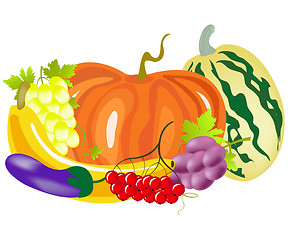 Image showing Vegetables and fruits