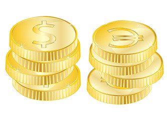 Image showing Coins from gild