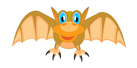 Image showing Bat on white background