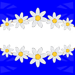 Image showing Decorative frame from flower