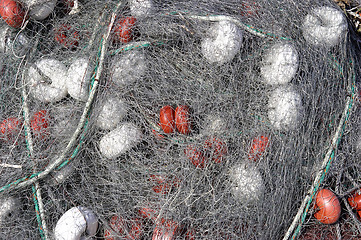 Image showing Fishing nets