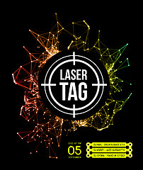 Image showing Laser tag with target