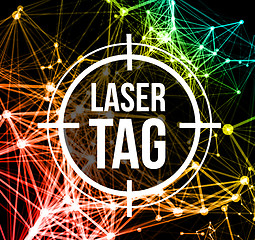 Image showing Laser tag with target