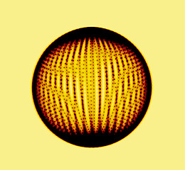 Image showing Abstract 3D sphere spiral shape