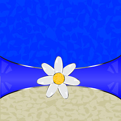 Image showing Abstract background with flower