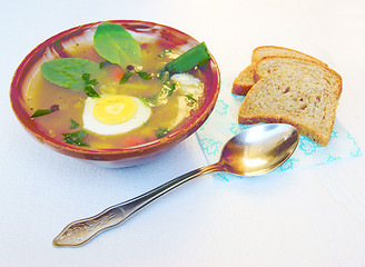 Image showing Table with meal