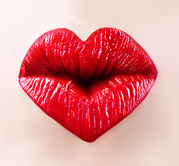 Image showing saint valentine lips