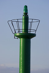 Image showing Green beacon