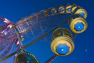 Image showing Big wheel in a amusement park