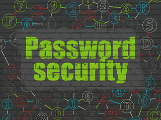 Image showing Security concept: Password Security on wall background