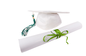 Image showing Cap and diploma