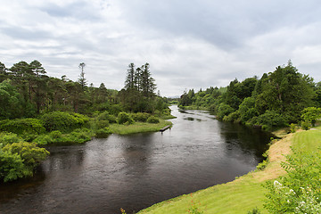 Image showing view to river in ireland valley