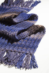 Image showing woolen scarf on white background highly detailed