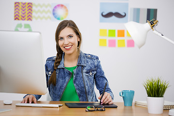 Image showing Casual businesswoman 