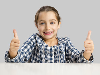 Image showing Happy little at school