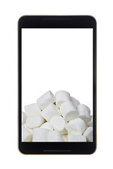 Image showing Marshmallow in smartphone