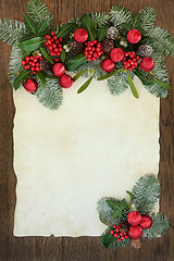 Image showing Christmas Background Border