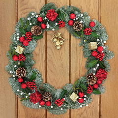 Image showing Christmas Wreath Decoration