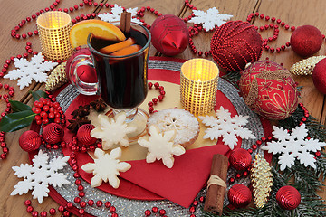 Image showing Christmas Celebration Still Life