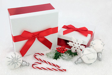 Image showing Christmas Gift Boxes