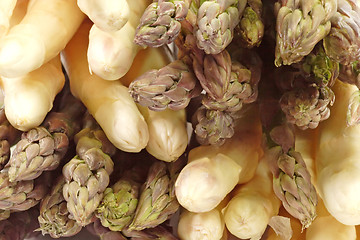 Image showing Asparagus tips