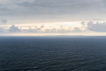 Image showing view to ocean at wild atlantic way in ireland