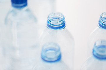 Image showing close up of empty used water bottles